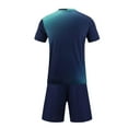 thumbnail image 2 of Cethrio Boys Activewear Outfit Sets, Sports Two Piece Summer Short Sleeve Boys' Clothing Sets Navy Size 12-13T, 2 of 4