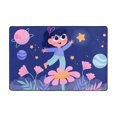 thumbnail image 4 of XMXY Area Rugs Doormat Outdoor Entrance, Cartoon Girl Garden Dancing Facecloth Non-slip Floor Mat Rug for Living Room Kitchen Sink Area Indoor,72"x48", 4 of 9