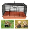 thumbnail image 2 of Iron Wire Rat Cage Hamster Cage Rat Wire Cage Large Space Dwarf Hamsters Cage, 2 of 9