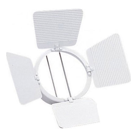 UPC: 0790576031347 | WAC Lighting Aluminum Metal Par30 Barn Door Track Head in White