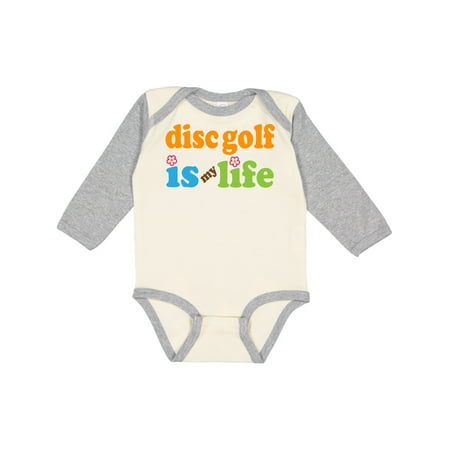 

Inktastic Disc Golf Is My Life Boys or Girls Long Sleeve Baby Bodysuit