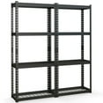 thumbnail image 1 of Costway 2 PCS 4-Tier Metal Shelving Unit Heavy Duty Wire Storage Rack with Anti-slip Foot Pads Black, 1 of 10
