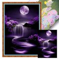 thumbnail image 1 of Hilo Algodón Ecológico Bordado Punto Cruz Cascada Impreso 14CT 40x60cm, 1 of 9