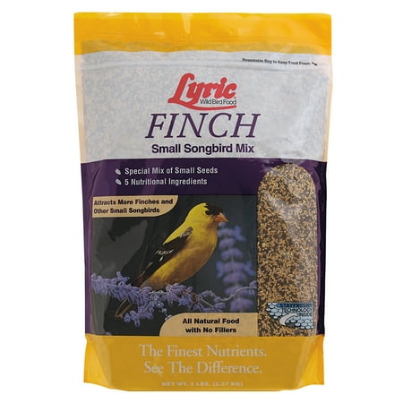 Lyric Finch Small Songbird Wild Bird Mix, 5 lb.