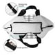 thumbnail image 4 of Fotbe Gray Checkboard Bolsa Tote Estética de Lona con Estampado para Mujer - Bolsa Reutilizable de Hombro Casual para Vacaciones, Compras, Trabajo y Gimnasio, 4 of 8