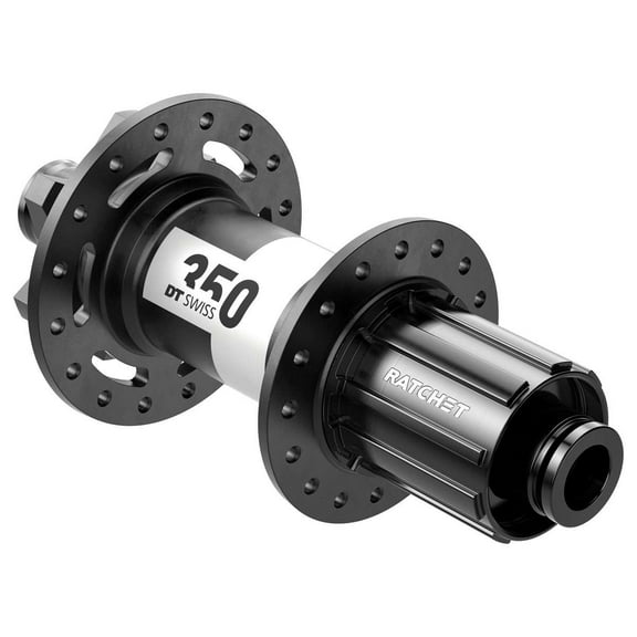 DT Swiss 350 Rear Hub - 12 x 142mm, 6-Bolt, HG11 MTN, Black, 28H, 36pt