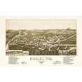 thumbnail image 3 of Norris 24x16 Black Modern Framed Museum Art Print Titled - Hurley Wisconsin - Norris 1886, 3 of 5