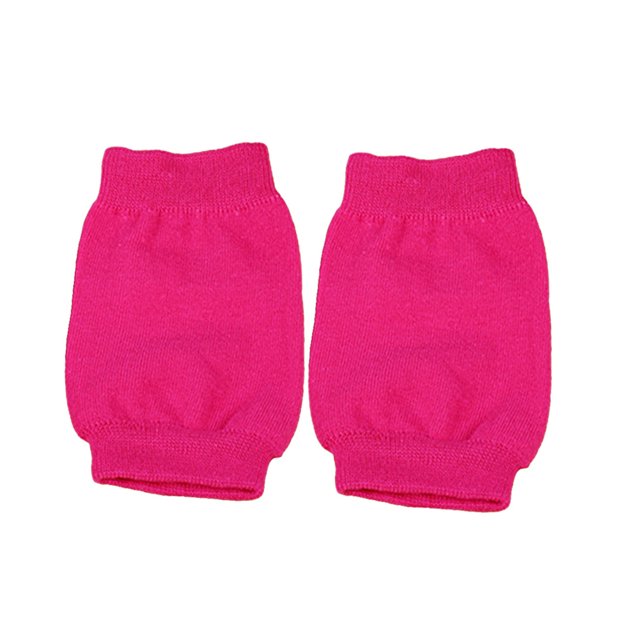 Trayknick Anti-slip Solid Color Knitted Knee Sleeve Protector Unisex Elastic Leg Warmer