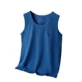 thumbnail image 2 of YHAJDS Boys Plus Size 2 Piece Set Sleeveless Crewneck Tank Top with Shorts Loose Fit Summer Wear, 2 of 5