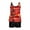 Red, variant on Tankini Tops for Women Crew Neck Swimsuit Ruched Tummy Control Bathing Suits Adjustable Swim Tank with Bottom