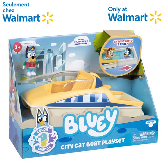 Bluey Colour Change Bluey's Motorboat Vehicle - Walmart Exclusive