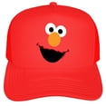 Sesame Street Elmo Face Foam Snapback Trucker Hat - Unisex for Men and ...