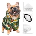 thumbnail image 3 of Honeii Sunflowers And Butterflies Print Small Dog Hoodies Pet Hooded Sweatshirts Fall Winter Puppy Cat Sweaters Warm Clothes for Small Dogs Outfits Costume-Large, 3 of 7
