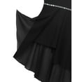 thumbnail image 5 of iEFiEL Kids Girls Sleeveless Sparkly Rhinestone High-low Hem Dress for Birthday Party Black 14, 5 of 7