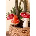 thumbnail image 1 of Juego de palitos de cerámica para plantas con forma de setas Vase KALALOU, 23 cm, 1 of 4