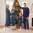 thumbnail image 2 of Nibbcoa Christmas Matching Family Pajamas Set Long Sleeve Tops Pants Nightgown Holiday Loungewear, 2 of 10