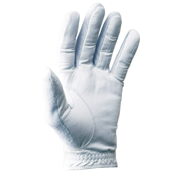 Guantes de tenis Tourna para hombre, tamaño grande a la izquierda, color blanco