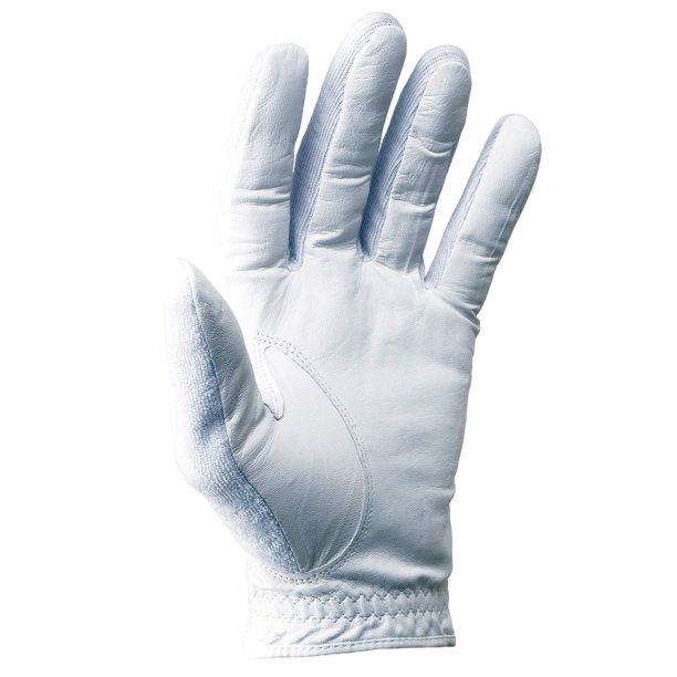 Guante de tenis Tourna Full Finger para mano izquierda de hombre, color blanco