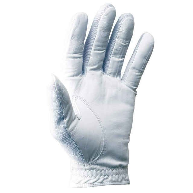 Guantes de tenis Tourna para hombre, tamaño grande a la izquierda, color blanco