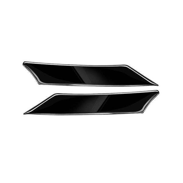 Bright Black Exterior A Pillar Front Side Window Panel Cover Trim Garnish For Toyota Sienta 10 Series 2022 2023