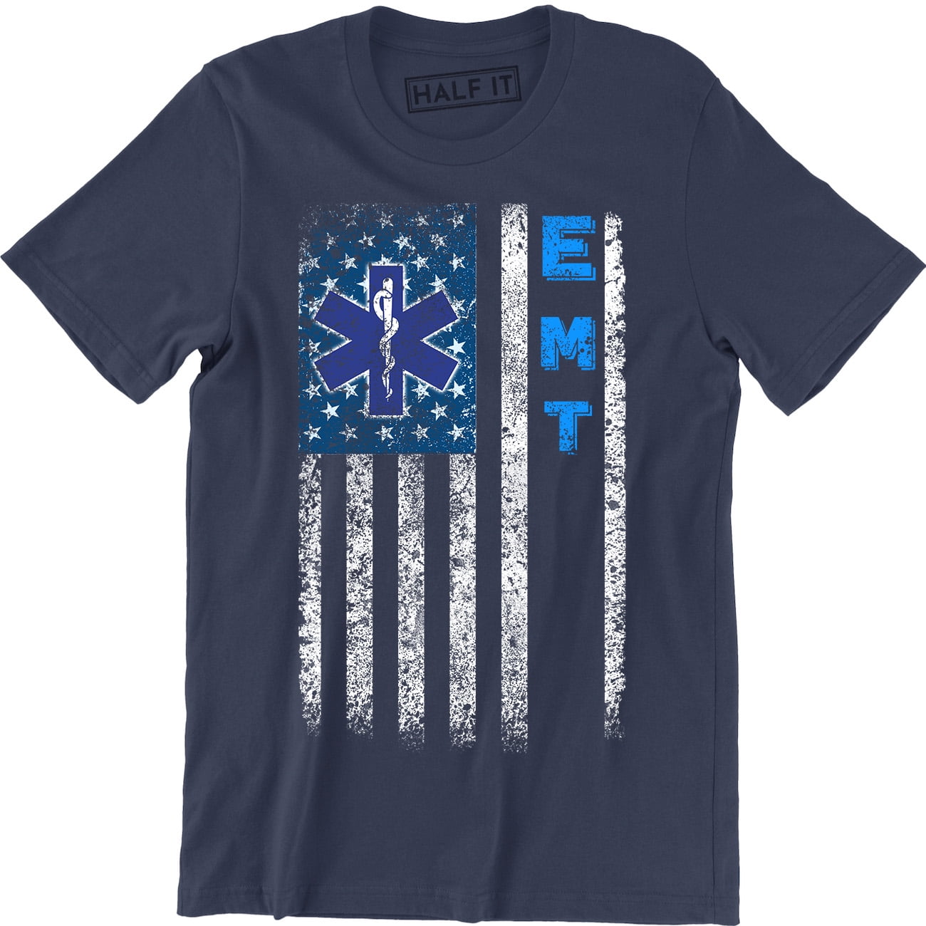 Emergency Medical Technician TShirt for Men EMT Flag Shirt Paramedic Men's Gifts