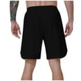 thumbnail image 5 of cfhntfmh Mens Workout Shorts Solid Color Quick Dry Lightweight Gym Athletic Shorts Linerless Wide Leg Running Shorts, 5 of 6