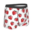 thumbnail image 2 of KLL Hand Drawn Strawberry Men's Cotton Boxer Briefs Underwear-Large, 2 of 8