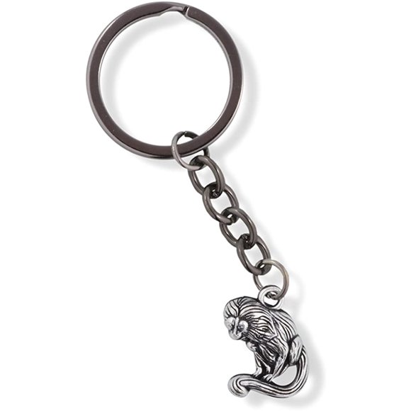 Monkey Keychain | Macaque Charm Keychain