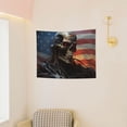 thumbnail image 3 of Kdxio Cyberpunk Skull American Flag Wall Hanging Tapestries Banner For Bedroom College Dorm Home Living Room Party Decor 29X37 In, 3 of 8