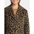 thumbnail image 5 of Time and Tru Women's and Women's Plus Faux Wool Boyfriend Coat, Sizes XS-2X, 5 of 6