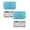 Blue 2PCS, variant on 2/1 Pack Stainless Steel Snack Containers, Reusable Metal Snack Containers with Silicone Lids, 2 Compartment Stackable Metal Toddler Lunch Box for Daycare, School and Outdoor