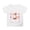 White, variant on MUXiin Girls Shirts Size 7-8 Floral Graphic Crew Neck Preppy Short Sleeve T-Shirt Comfortable Back To School Funny Tees T Shirts for Boys and Girls Summer Clothes for Girls