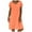 Orange, variant on GEWSEY Women's Casual T Shirt Dress Summer Short Sleeve Swing Dresses with Pockets Red, L