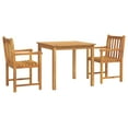thumbnail image 2 of vidaXL Patio Dining Set Outdoor Furniture Table and Chair Solid Wood Acacia, 2 of 43