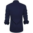 thumbnail image 4 of sogami Long Sleeve Stretch Dress Shirts for Men Casual Button Down Shirt, 4 of 6