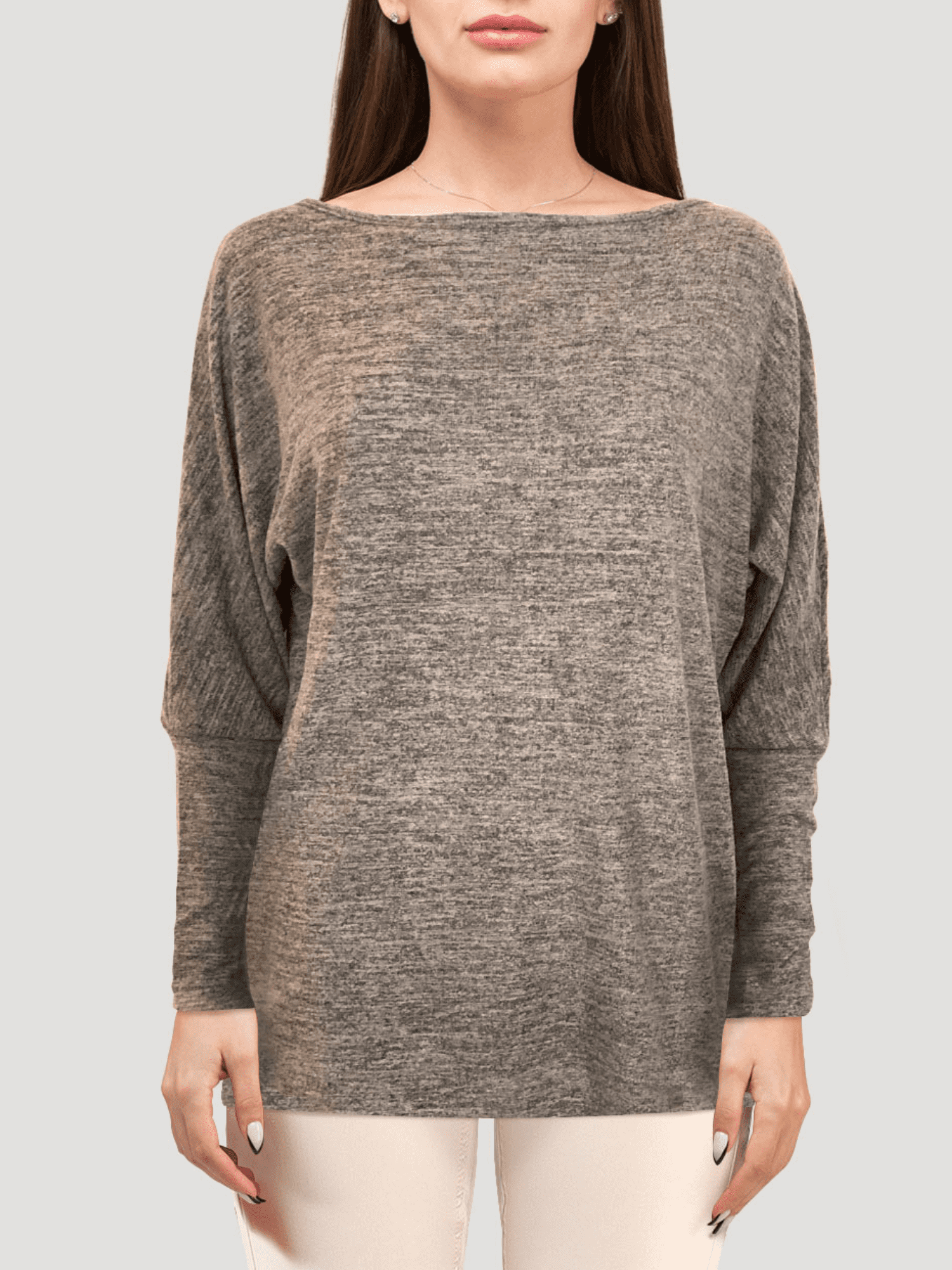 Sonja By Sonja Women's Morgan Bree Boat Neck Batwing Top