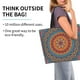 thumbnail image 2 of Easygdp Mandala Bolsas Tote para Mujer, Bolsos de Hombro para Viaje, Bolsos de Mano de Gran Capacidad para Compras y Trabajo, 2 of 8