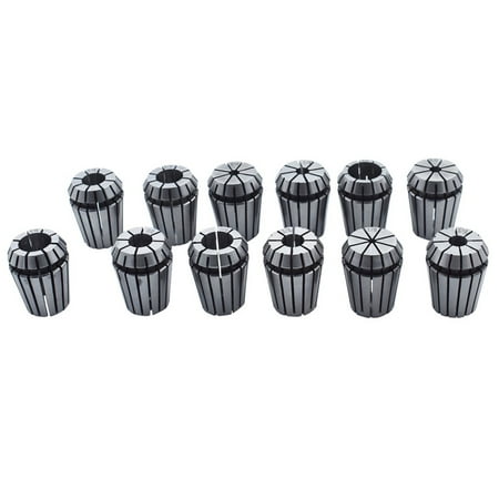 

12Pcs ER25 Spring Collet Set Collet Chuck 1/16 -3/8 inch for CNC Milling Lathe Tool Engraving Machine Carbon Steel
