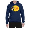thumbnail image 2 of Women Want Me Fish Fear Me Fishing Unisex Graphic Hoodie Sweatshirt, Navy, Large, 2 of 3