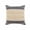 Denim Blue Tan And Taupe, variant on 14 x 14 x 36 in. Blue Coastal Zippered Jute Throw Pillow - Set of 2