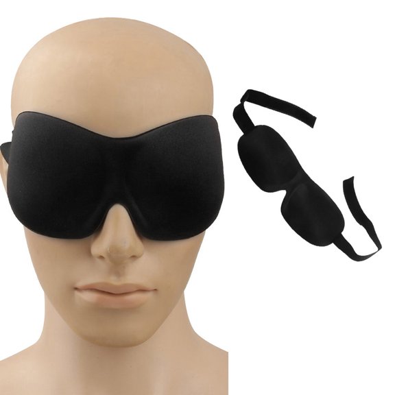 Sleep Mask for Women Men, 100% Blackout Light Blindfold, Adjustable Buckle Strap 3D Contoured Eyeshade Soft Eye Sleeping Masks for Travel, Spa, Naps, Airplane, Meditation
