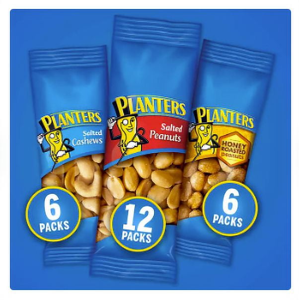 Planters Nuts Cashews and Peanuts Variety Pack (40.5 oz., 24 pk.)