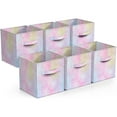 thumbnail image 1 of Sorbus Fabric Storage Bins 11" Foldable Cubes With Handles For Pantry, Cubbies, Toy And Closet Shelving Organization - 6Pk, 1 of 7