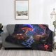thumbnail image 2 of Fotbe Jungle Path Glowing Mushrooms Manta de Franela con Estampado, Manta Ultrasuave para Cama, Sofá, Auto, Hipoalergénica y Antibolitas-50"x40", 2 of 6
