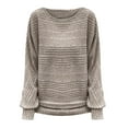 thumbnail image 4 of yunLCZ Womens Long Sleeve Shirts Women's Sweaters Off The Shoulder 2024 Fall Batwing Casual Loose Fashion Sweater Pullovers Womens Long Sleeve Shirts, 4 of 4