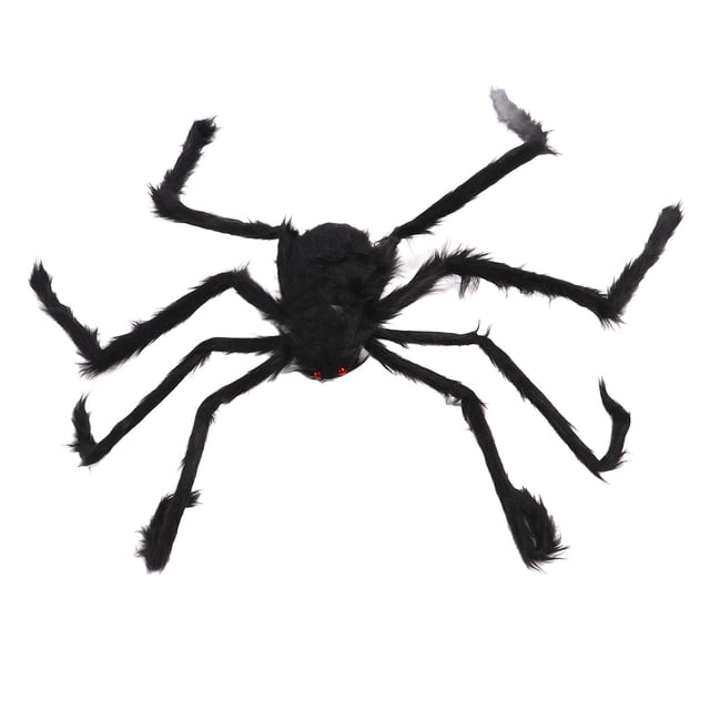Araña De Felpa De Halloween, Flexible, Ampliamente Utilizada, Duradera, Suave, Realista, Araña Brillante De Halloween, Grande Para Fiesta De Halloween En Interiores Y Exteriores