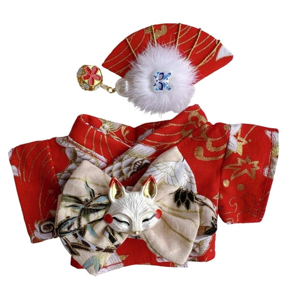 Clothes for Doll Colorful Kimono Clothes Sets Suitable for 17cm Doll Clothes Accessories( Clothing No Doll) Cute Suit Clothing Outfit Stylish Fashion for Holidays
