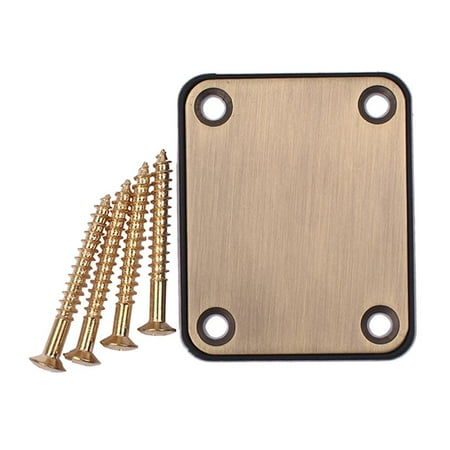 

for ST Guitar Neck Plate W/ Screws for Style Electric Guitar Accessory