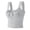 Gray, variant on Women's Summer Solid Color Bow Back Suspender Top Casual Sleeveless Polyester Relaxed Fit Daily Wear