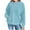 Light Blue, variant on SGFCWSX Girls Fleece Sweatshirt Kids Full Zip Hoodie Solid Color with Pockets Tops Black Size 7 Years